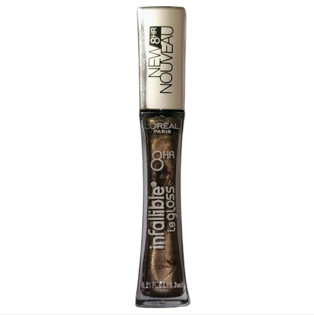 3 x L'Oreal Paris Infallible 8HR Never Fail Lip Gloss, 715 Raisin